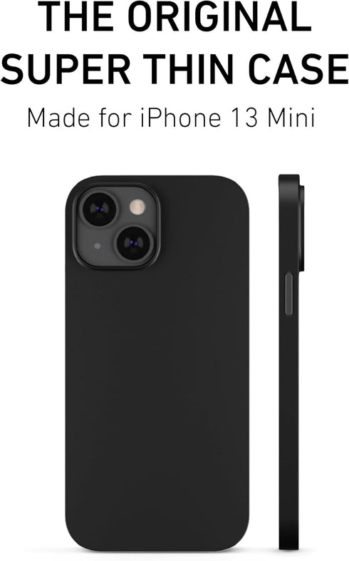 PEEL Original Super Thin Case for iPhone 13 Mini, Blackout, Ultra Slim Design, Protects & Showcases Your Device