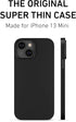 PEEL Original Super Thin Case for iPhone 13 Mini, Blackout, Ultra Slim Design, Protects & Showcases Your Device