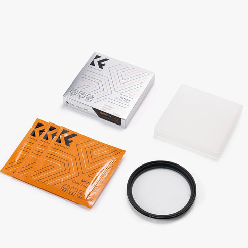 K&F Concept 52mm Variable Star Filter, Cross Screen Starburst Filter with 3 Cleaning Cloths