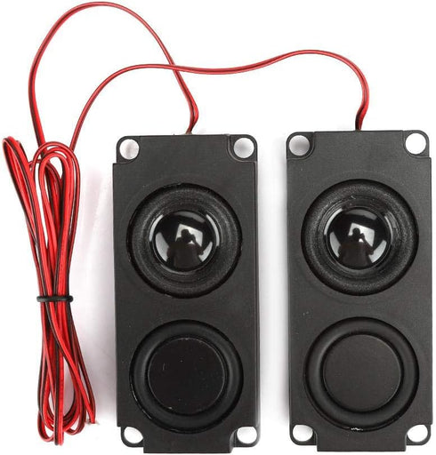 Portable Heavy Bass Loudspeaker, 8O 5W Magnetic Dual Speaker for TV Monitor, High Sensitivity
