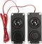 Portable Heavy Bass Loudspeaker, 8O 5W Magnetic Dual Speaker for TV Monitor, High Sensitivity