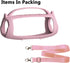 Silicone Cover Case for JBL Charge 4/Charge 5 Portable Bluetooth Speaker, Soft Skin Sleeve Accessories (Pink)