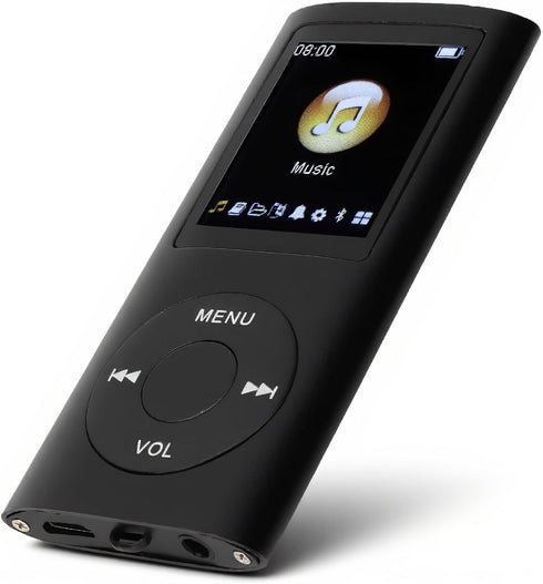 GOWENIC MP3 Player With 1.8 Inch LCD Screen, HiFi Lossless Sound Slim Portable