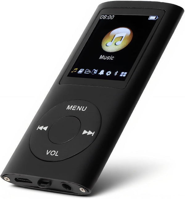 GOWENIC MP3 Player With 1.8 Inch LCD Screen, HiFi Lossless Sound Slim Portable
