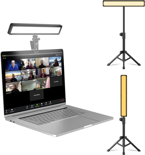 MIAO LAB Video Conference Lighting with Tripod for Laptop&Computer -Webcam Light for Streaming-Zoom Lighting
