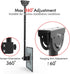 BIVVI 32-55 Inch 55Lbs,Max 200X200mm,Black Ceiling TV Mount Fits Most LED, LCD OLED Flat Screen TVs,Universal Wall
