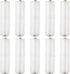 10pcs AAA to AA Battery Adapter Converter Holder for AAA to AA Battery, Clear Color