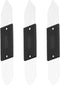 MECCANIXITY Flexible Pry Opening Tool Double-end Metal 0.35mm Repair Tool Kit for Mobile Phone (Black, Pack of 3)
