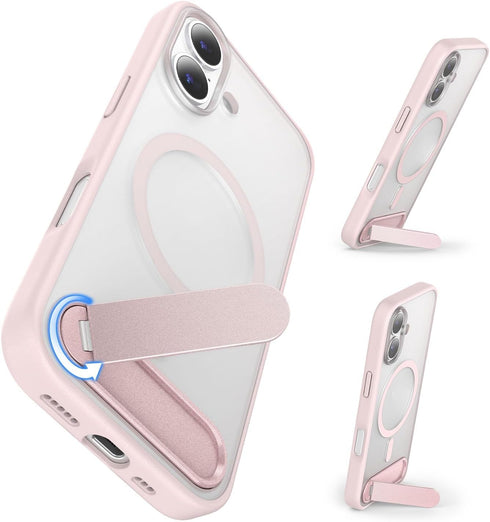 Niunisi for iPhone 17 6.3-Inch with Magnetic Rotable Slim Kickstand Compatible with MagSafe