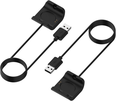 2-Pack Charger Compatible with Amazfit Bip S - Replacement Charging Dock 3.3ft USB Cable for Amazfit Bip S A1805