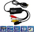 Wiistar USB 2.0 Video Capture Card Device Adapter - VHS to DVD Digital Converter, Support Windows 10/8/7/XP