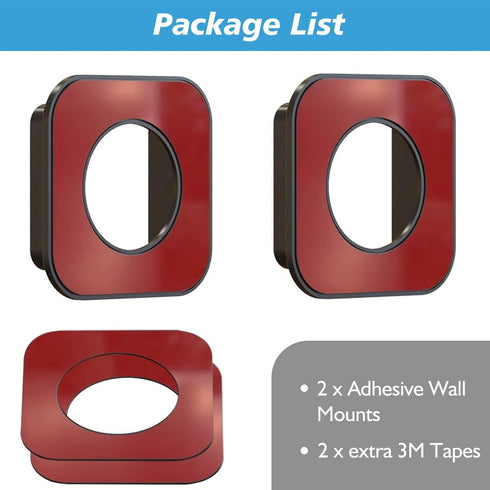 Window Mount for Wyze Cam OG, Strong Adhesive Bracket, Window Holder Through Glass (2 Pack, Camera Not Included)