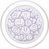 White Light Pastel Purple PopSockets MagSafe PopGrip for iPhone - Dripping Smile Face