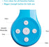 Kids Wireless Headphones, 15 Hours Play v5.0, Bluetooth Kids Headphones 93db Volume Limited Foldable with Built-in Mic for Cell Phones TV Tablet School Network Boys Girls (Light Blue)