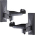 VideoSecu One Pair of Side Clamping Bookshelf Speaker Mounting Bracket with Swivel and