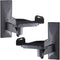 VideoSecu One Pair of Side Clamping Bookshelf Speaker Mounting Bracket with Swivel and