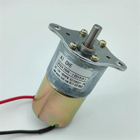 RNUDBLSK ZGB37 37mm 6V 9V 12V 180RPM Full Metal Gearbox Gear Motor DC Slow Speed Large Reduction Motor DIY Robot Toy