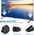 Yardenfun 40inch Universal TV Stand Legs Modern Stand for TVs Riser Base Monitor Mount Sleek Black with Screws