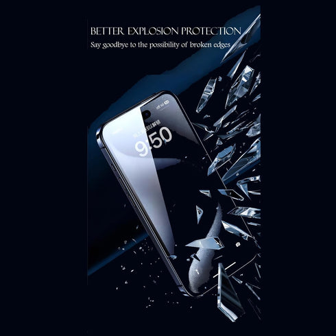 Richarm 2Pack Ceramic Screen Protector for Samsung Galaxy S23 Ultra/S22 Ultra - Fingerprint Support, Scratch Resistant,
