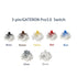 Gateron Series Mechanical Keyboard Switches Pack, New and Classic, 20pcs