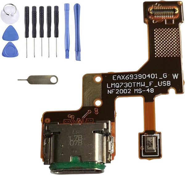 Stylo 6 Charging Port Connector Replacement Type C Charger Port Dock Board for LG Stylo 6 Q730 Q730AMQ 6.8 Inch