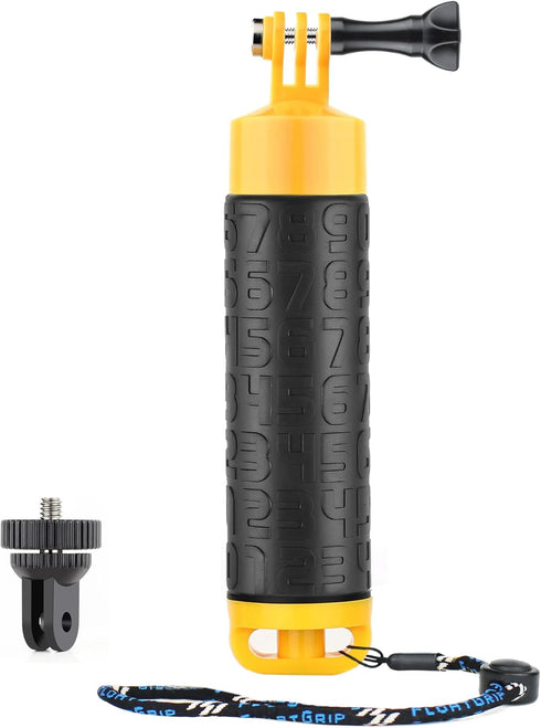 SOONSUN Floating Hand Grip for GoPro Hero 13 12 11 10 9 8 7 6 5 4 3, Session, Fusion, Max, Osmo Action 3 4, SJCAM