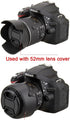 Camera Lens Hood Compatible for Nikon D3500 D7500 D850 w/ AF-S NIKKOR 50mm f/1.4G & 50mm F1.8G (Replace HB-47)