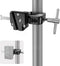 NEEWER Mini V Mount Battery Plate with Wide Super Crab Clamp & QR Lock for Tripod Light Stand