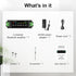 STUODIOFINIX 4-Channel Mini Bluetooth Amplifier 120w for Passive Speakers, TWS, AUX, MIC, USB,