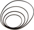 Rubber Belt DVD/CD Cassette Recorder Repair, Maintenance Mix Cassette Rubber Square Belt, Black (60PCS)