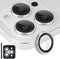 Camera Lens Protector for iPhone 13 Pro & Pro Max, Tempered Glass Lens Protector with Aluminum Alloy Ring, Fits for