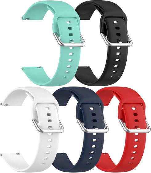 5Pack Bands for CMF Watch Pro Smart Watch, Adjustable Soft Waterproof Sport Bands for Men and Women