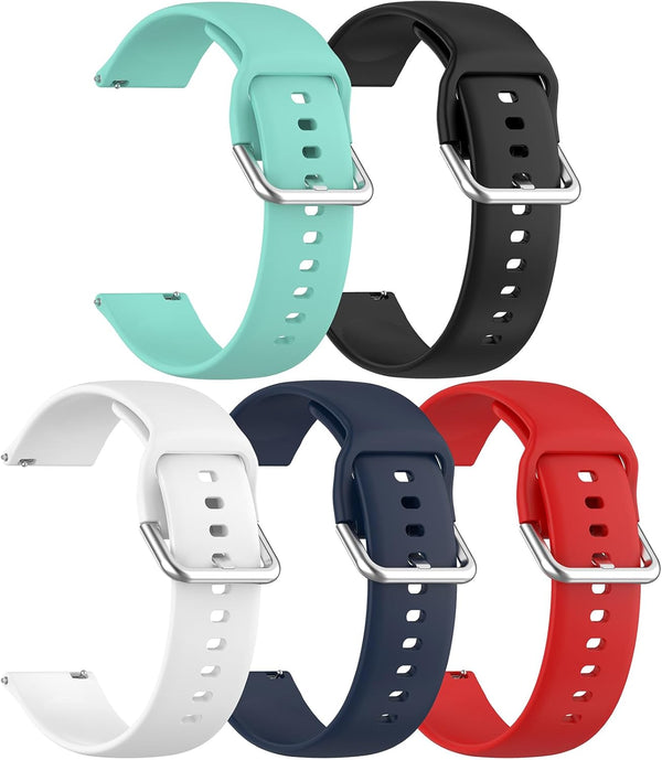 5Pack Bands for CMF Watch Pro Smart Watch, Adjustable Soft Waterproof Sport Bands for Men and Women