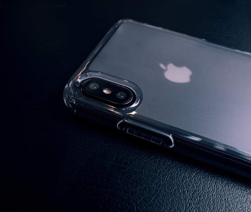 Smartish iPhone XR Clear Case - Nudist Frosted Clear - Slim Protective Shock Resistant Cover (Silk) - Nothin' to Hide