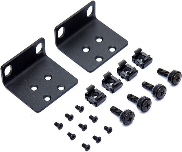 19" Rack Mount Kit for 17.3 inch Wide Switches - Compatible with Buffalo Tech, Dell, Cisco, and More
