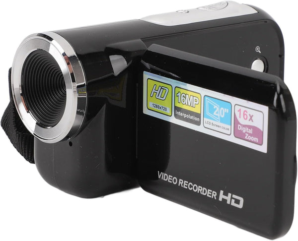 shenruifa Camcorder 16MP 1080P 16X Digital Zoom 2in Rotatable Screen Anti Shake USB