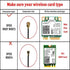 10dBi 2.4GHz 5G Dual Band WiFi RP-SMA High Gain Antenna for Wireless Card Router Desktop PC ITX Gaming