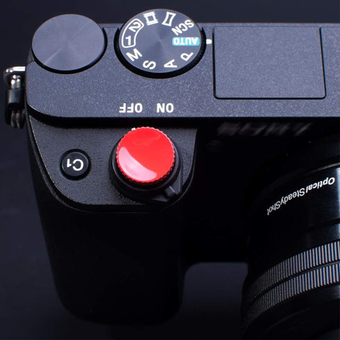 VKO Camera Soft Release Shutter Button Cap for ZV-1, RX100 Series, A6000 Series, A7 Series, Red (2 Pack)