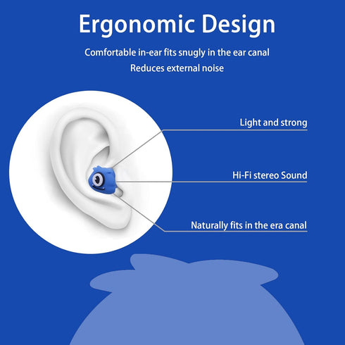 Kids Earbuds with Storage Case, Wired 3.5mm In-Ear Headphones with Mic for School Girls and Boys, Lovely Gifts