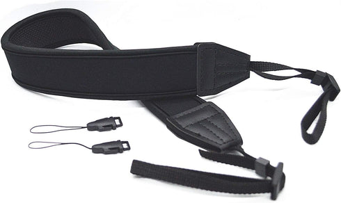 WANBY Padded Shoulder Neck Camera Strap with Quick Release Buckles for DSLR SLR