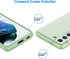 JETech Slim Fit Case for Samsung Galaxy S21 5G, Thin Phone Cover with Shock-Absorption, Carbon Fiber Design (Green)