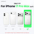 ORNARTO 17 6.9", 3 Compatible with iPhone Pro Max Case Slim Liquid Silicone Layers Soft Gel Rubber Shockproof