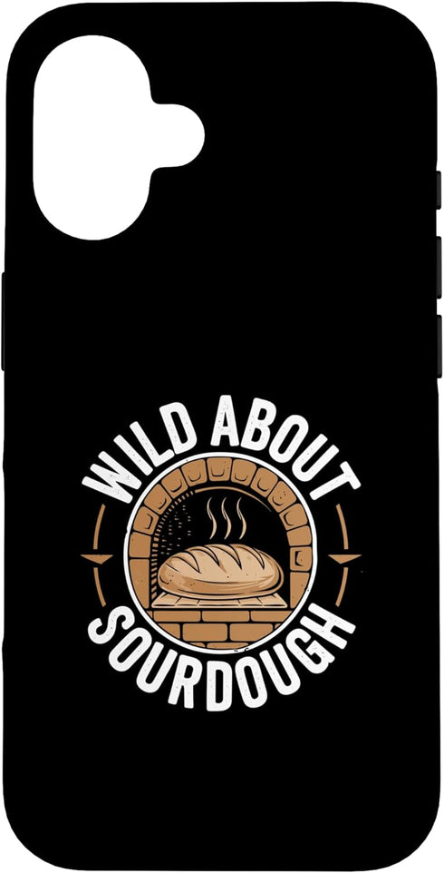 Sourdough Bread Baking Funny Baker Bread Making JM Wild About Sourdough Bread Baking Bakery Bread Making Case for iPhone 16