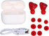 5.3 Yoidesu Earbuds Stylish Heart Shaped, HiFi Stereo Sound Bluetooth Headphones with Charging Case, Cute Creative