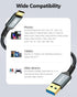 SUNGUY 1FT Android Auto Cable: USB C to USB 3.1 Gen2, 10Gbps Data Transfer, Fast Charging for iPhone 15, Galaxy S23,