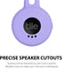 Silicone Case for Tile Sticker 2022, 2 Pack Anti-scratch Cover with Keychains, Carabiner (Pink/Purple)