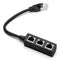 Jxiwfvl RJ45 1 Male to 3 Female LAN Splitter Cable, Ethernet Adapter for