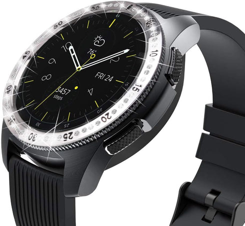 Samsung Compatible Crystal Metal Bezel Ring Protection Cover for Galaxy Watch 42mm & 46mm