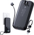 Portable Charger Power Bank 15000mAh, PD30W Fast Charger, Built-in AC Wall Plug and 2 Output Cables with LED Display