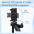 Luvandier JC-25 3-in-1 Mini Selfie Stick Tripod, Floor-Standing Quadripod for Taking Photos, with Detachable Embedded